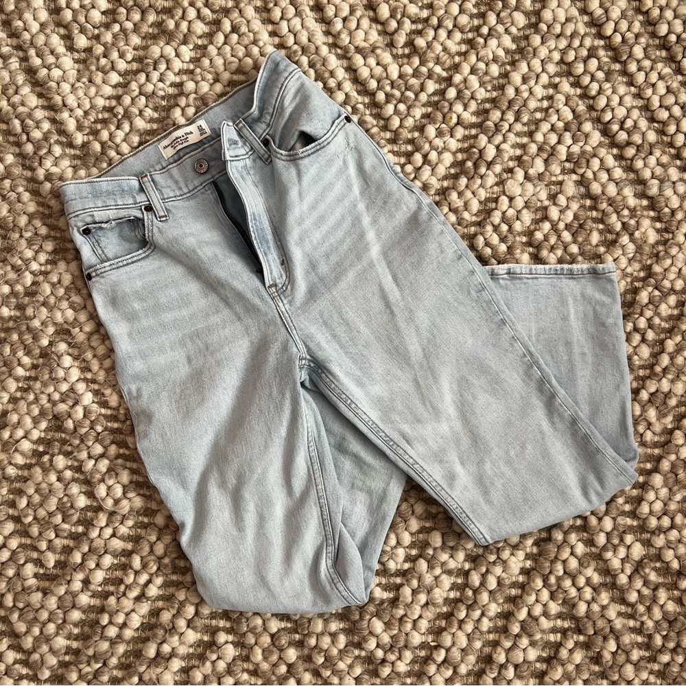 Abercrombie and Fitch Curve Love Ultra High Rise Ankle Jean